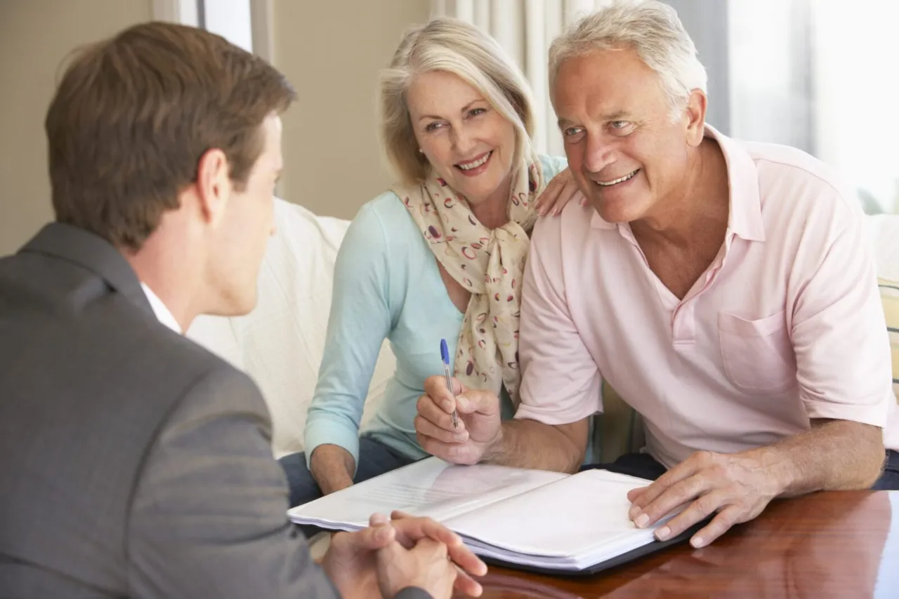 Elderly Couple Setting up Estate